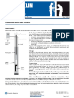 Submersible Motor Cable Selection: Special Needs