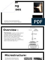 Thermal Spraying Processes