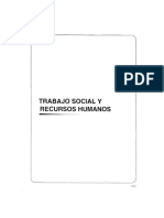 Trabajo Social y Gestion de Talento Humano. Por Lic Roxana Mesen PDF