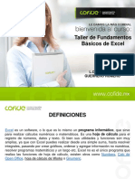 Taller de Fundamentos Basicos de Excel 2019 PDF