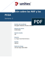 Tarea 2.1 Investigacion Sobre Las NIIF y Las PCGA