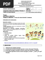 Guia 3 Grado 6 Semanas Del 4 Al 15 de Mayo Artistica