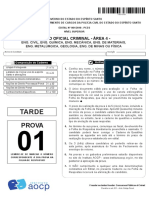 Prova Perito Criminal Engenharia Mecanica PC Es 2019 PDF