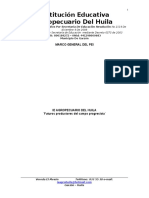 Marco General PEI - Agropecuario