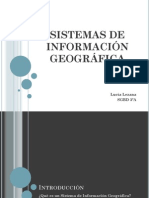 Sistemas de Información Geográfica