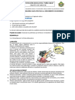 Clase 5 Conocemos Los Problemas Que Afectan Al Crecimiento Económico