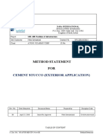 MS For Cement Stucco (Exterior Application)