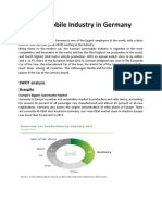 Automobile Industry in Germany Final