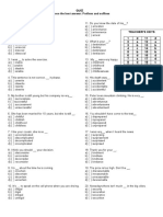 Choose The Best Answer: Prefixes and Suffixes