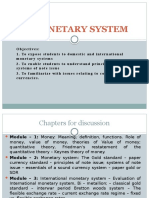 Monetary System 1