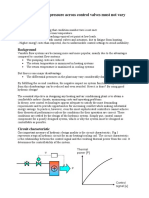 The Differential Pressure Across Control Valves Must Not Vary Too Much