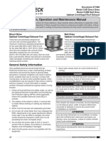 Installation, Operation and Maintenance Manual: General Safety Information