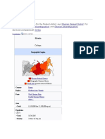 Siberia: "Siberian" Redirects Here. For The Federal District, See - For Other Uses, See and - Not To Be Confused With