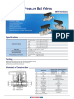 Válvula Esfera SBVF360 - Datasheet