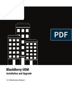 Blackberry Uem: Installation and Upgrade