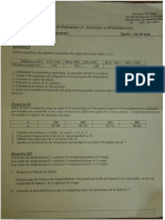 Examen de Statistique 2015-2016 Et 2013-2014-1