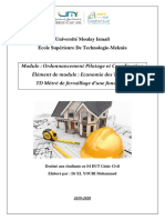 TD Métré de Ferraillage D'une Fondation