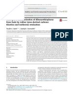 Adsorptive Desulfurization of Dibenzothiophene From Fuels by Rubber Tyres-Derived Carbons: Kinetics and Isotherms Evaluation