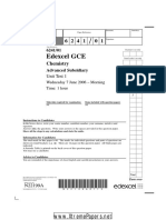 Edexcel GCE: Chemistry