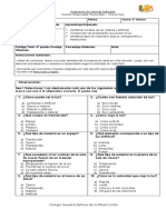 Prueba de Ciencias 3 Basico