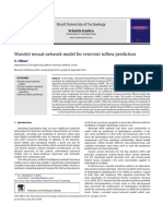 Wavelet Neural Network Model For Reservoir Inflow Prediction