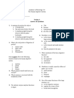 Digestive System Test