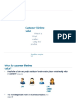 Consumer Lifetime Value Analysis