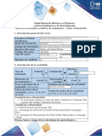 Guía de Actividades y Rúbrica de Evaluación Fase 4 - Desarrollo