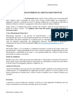 Ficha Recursos Financeiros Na Gestao de Eventos