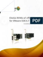 Chelsio Nvme-Of Offload Initiator For Vmware Esxi 6.7: Installation and User'S Guide