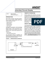 Implementing Ultrasonic Ranging: Theory of Operation