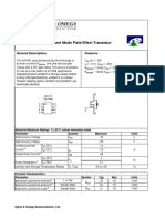 AO4407 P-Channel Enhancement Mode Field Effect Transistor: Features General Description