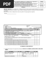 SGSST-F21 Formato Cuestionario Condiciones de Salud Osteomuscular y Morbilidad Sentida