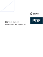 Evidence MBE Practice Questions Explained Answers