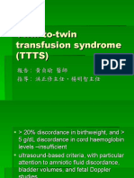 Twin-To-Twin Transfusion Syndrome (TTTS)