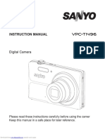 Manual Camara Sanyo