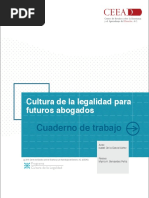 Cultura de La Legalidad para Futuros abogados-CEEAD PDF