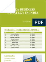 Ikea Business Strategy in India: Submitted To: Prof. Gadiyar