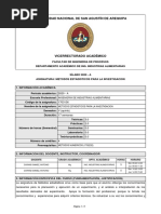 SILABO-METODOS ESTADISTICOS PARA LA INVESTIGACION (2020-A) Grupo A PDF