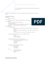 PPP Revision: Determinants of Health