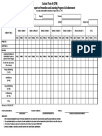 Summarized Report On Promotion and Learning Progress & Achievement