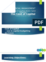 The Cost of Capital