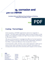 Hrsgs Cracking, Corrosion and Performance