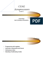 CE302 Microprocessors: Levent Eren Izmir University of Economics