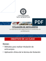 Clase 13.TITULACION DE ANTICUERPOS - FINAL. 2018-1