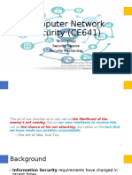 CE641 - W2 Terminology, Security Service Mechanism