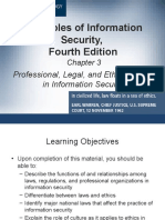 Professional, Legal, and Ethical Issues in Information Security