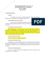 APOLONIA BANAYAD FRIANELA, Petitioner, vs. SERVILLANO BANAYAD, JR., Respondent G.R. No. 169700 July 30, 2009