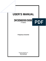 User'S Manual 3KSS6050/5060: Frequency Converter