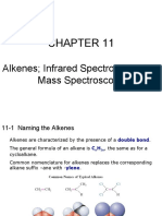 Alkenes Infrared Spectroscopy and Mass Spectros